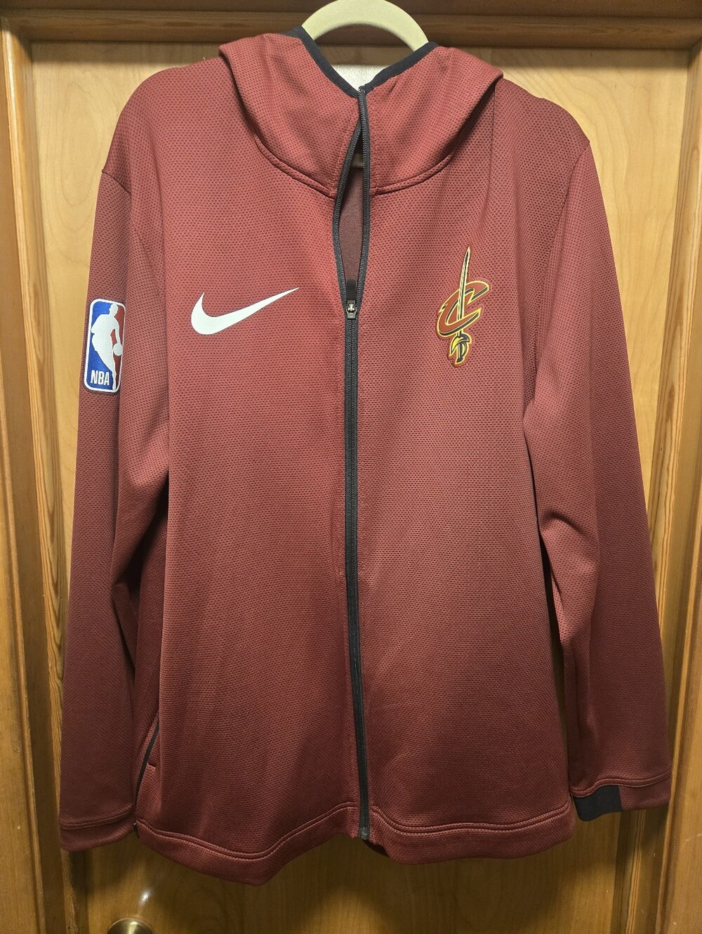 Nike NBA Cleveland Cavaliers Therma-Flex Showtime Hoodie Zip Up Jacket Men's XXL